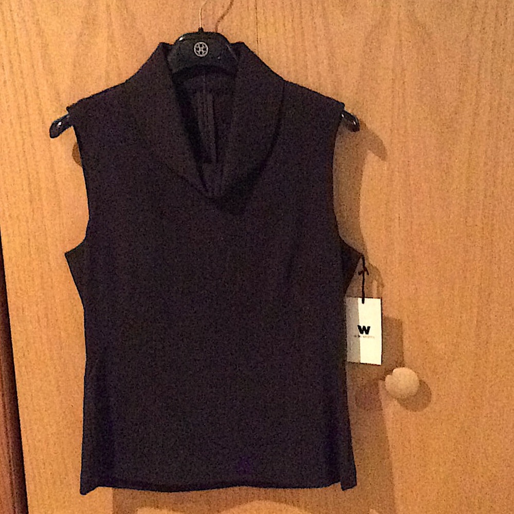 W by Worth Dk Brown Sleeveless Top